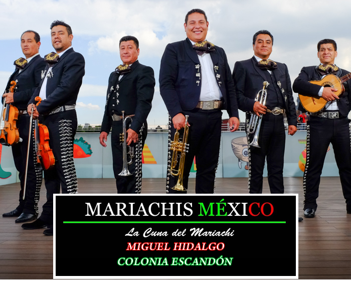Mariachis en Colonia Escandón 
