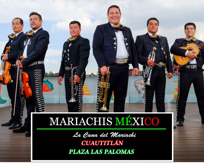 Mariachis en Plaza las Palomas 